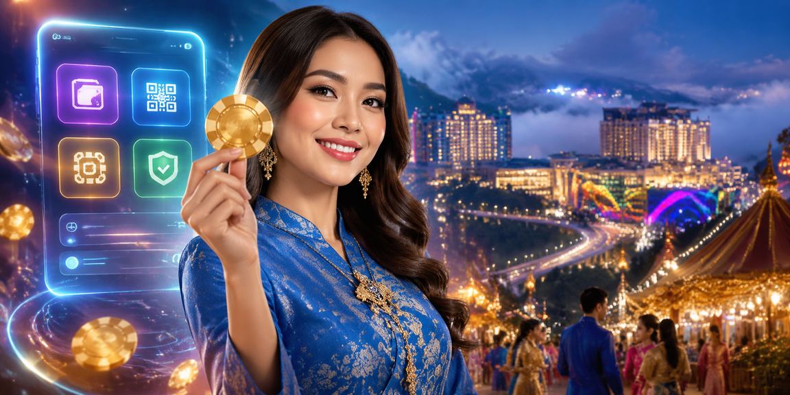 Suasana hiburan kasino bertema Malaysia di platform 1more gaya Genting Highlands