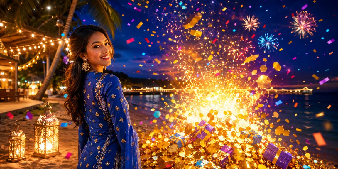 Pengguna 1more di Langkawi merancang had deposit dengan pakaian baju kurung Malaysia