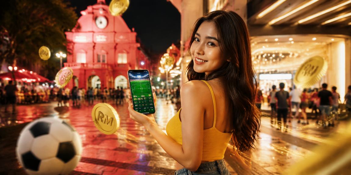 Promosi pertaruhan bola sepak 1more sempena musim liga di Melaka bergaya Malaysia
