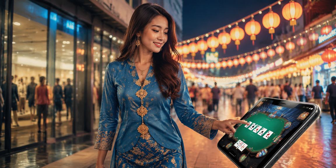 Pemain poker 1more berbaju kurung di Melaka menikmati promosi kasino dalam talian